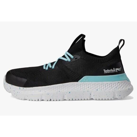 Women's Shoes Timberland PRO Setra Knit Composite Safety Toe Black Sz 7.5 M - Picture 2 of 9